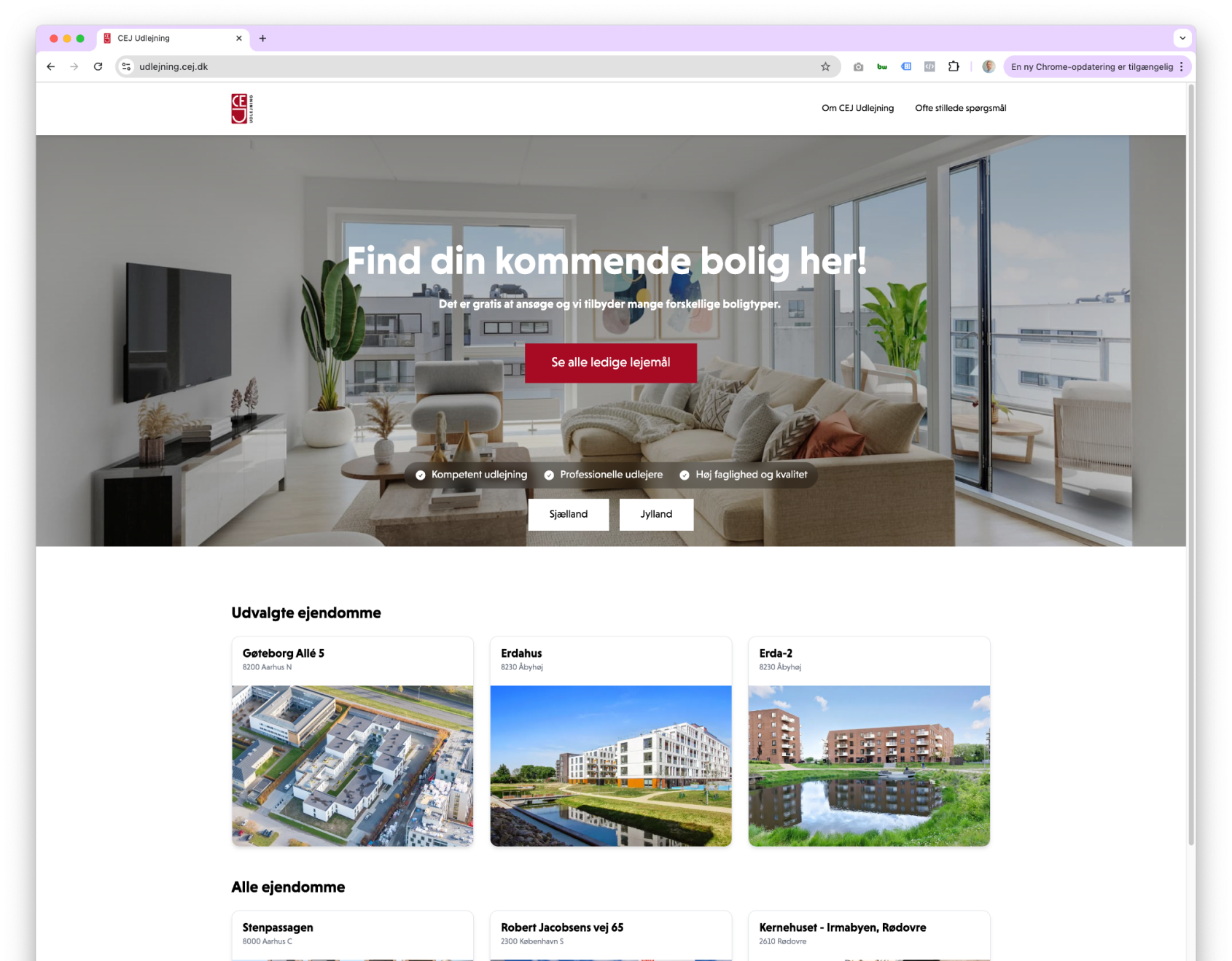 White label portal homepage